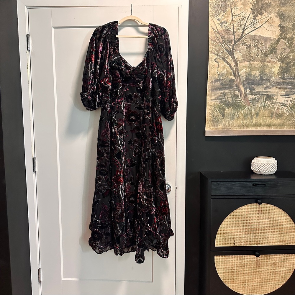 Anthro floral dress